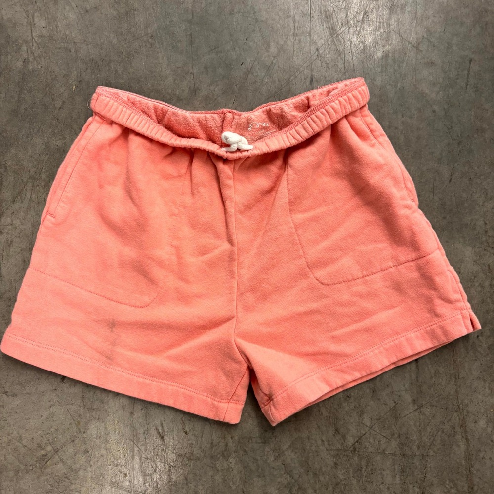 Art Class Girls Coral Pink Fleece Sweat Shorts Pockets Size L 10 12 Target